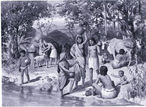 Aryans Settled in India - Open Air Sacrifice by Horace van Ruith